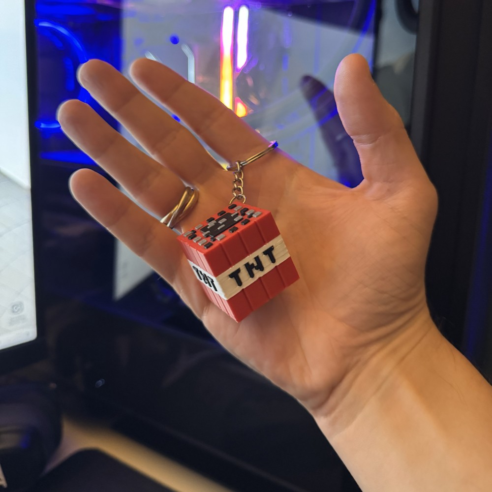 Брелок Minecraft TNT