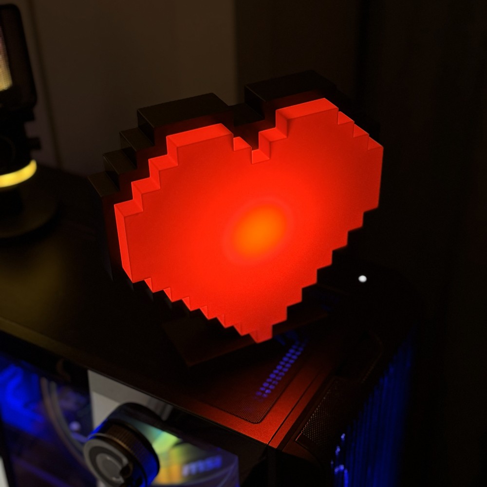 Лайтбокс Minecraft Heart
