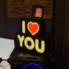 Лайтбокс з написом I LOVE U