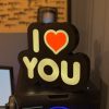 Лайтбокс з написом I LOVE U