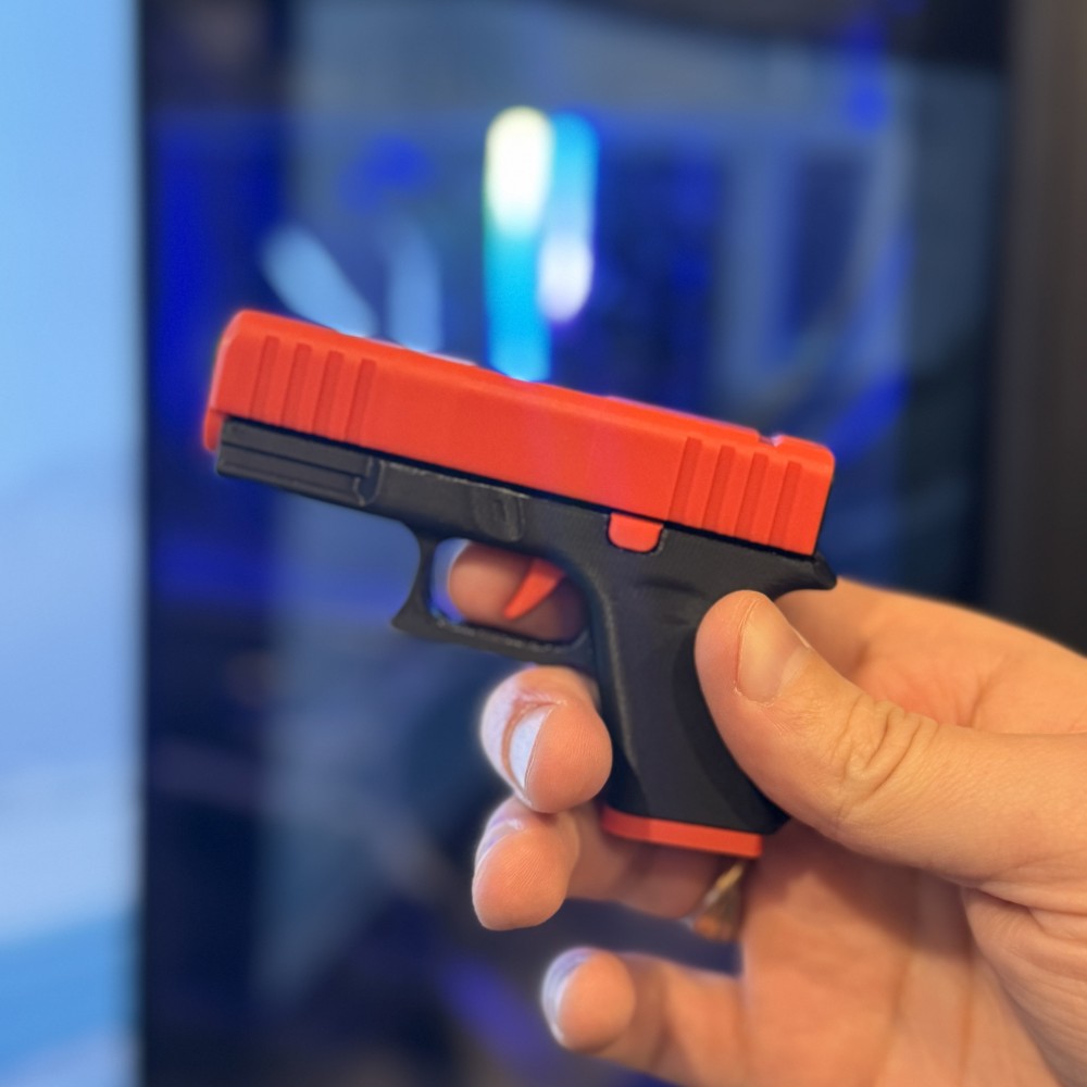 Брелок GLOCK з перезарядкою (Red + Black)