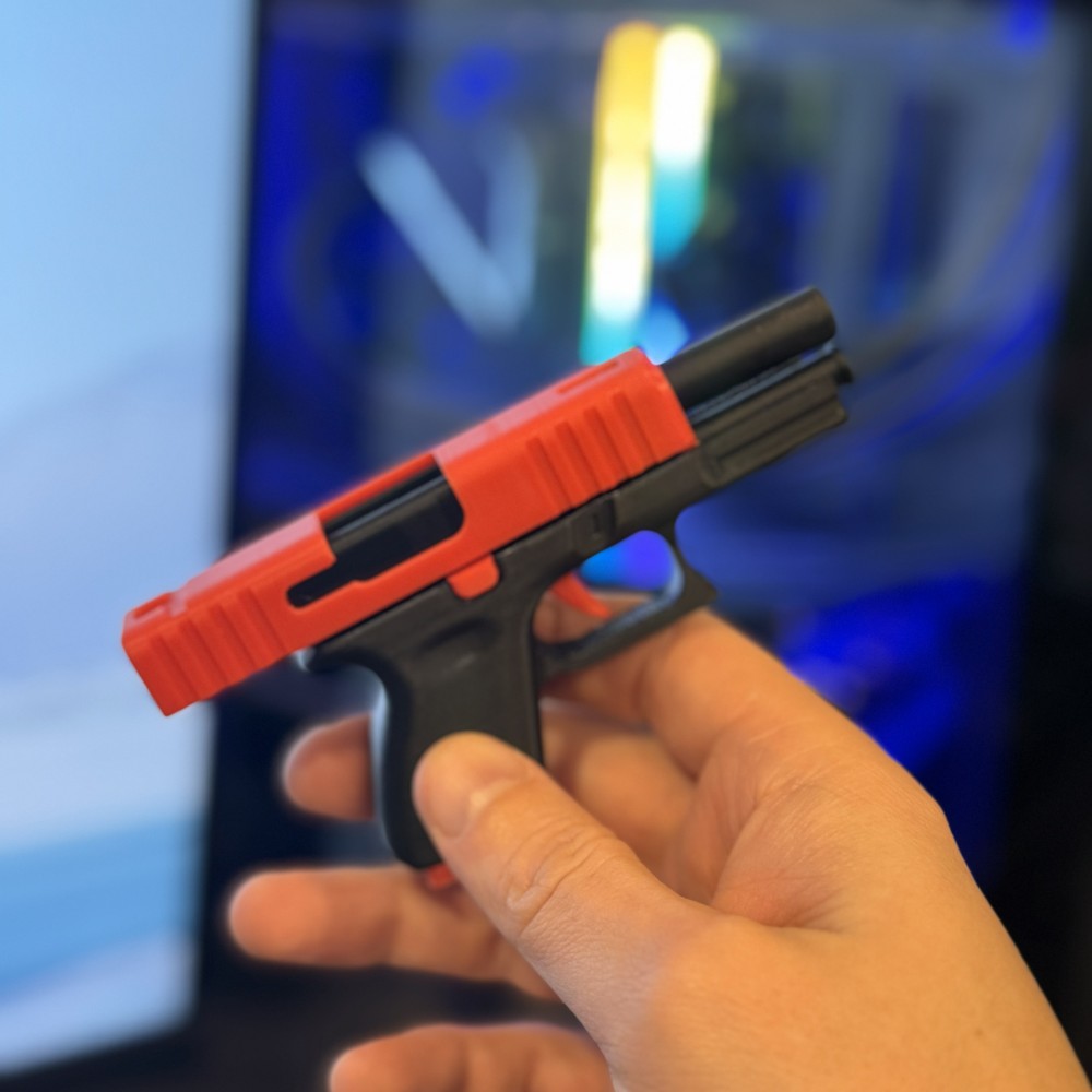 Брелок GLOCK з перезарядкою (Red + Black)