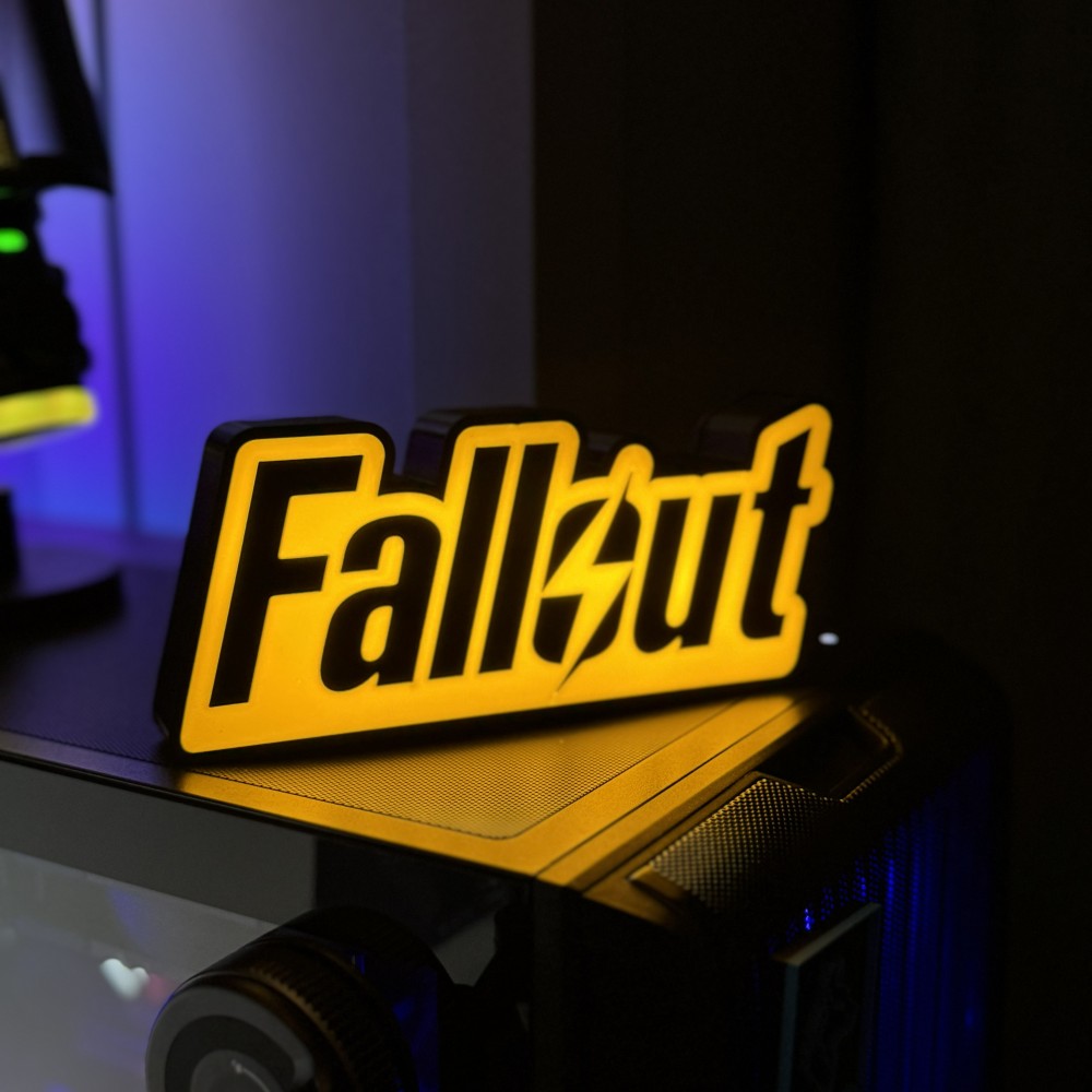 Лайтбокс з логотипом Fallout