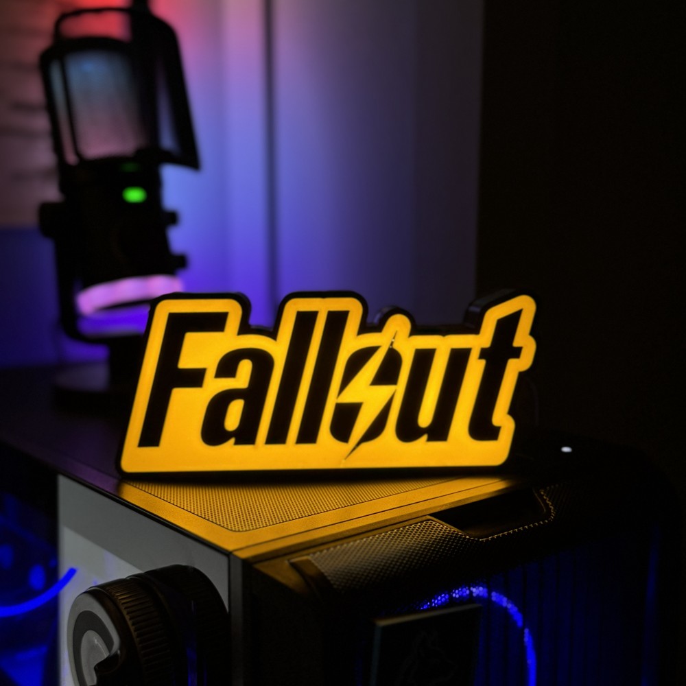 Лайтбокс з логотипом Fallout