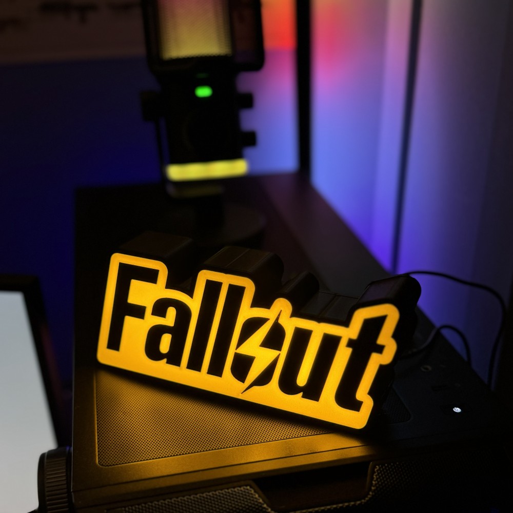 Лайтбокс з логотипом Fallout